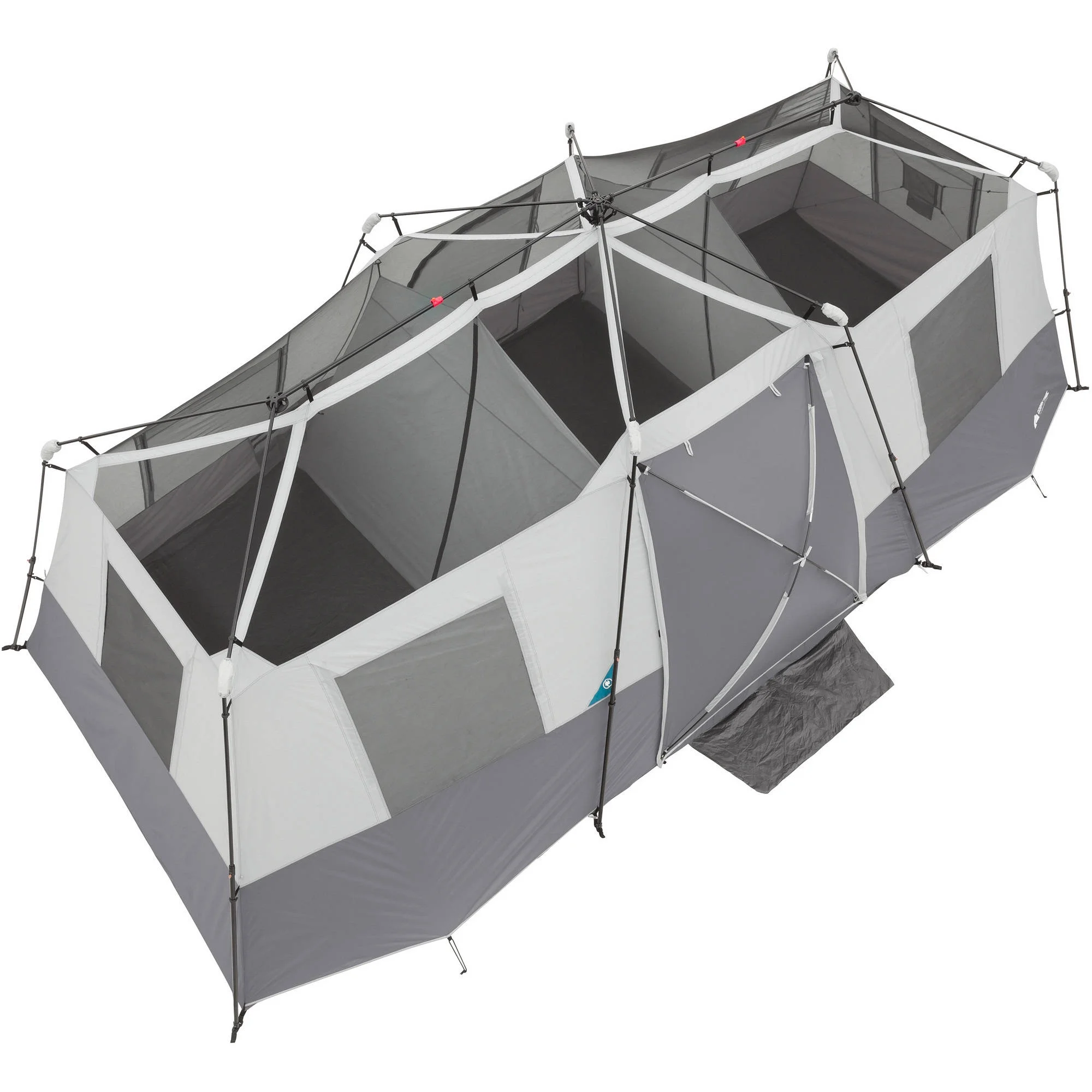 Ozark Trail 20' x 10' Instant Cabin Tent in Gray and Teal, Sleeps 12 - Image 10