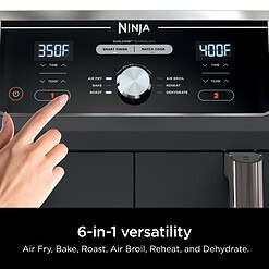 Ninja Foodi 6-in-1 10-qt. XL 2-Basket Air Fryer with DualZone Technology, DZ401