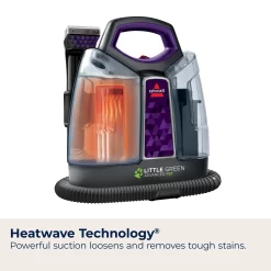 BISSELL SpotClean ProHeat Pet Portable Carpet, Upholstery & Car/Auto Cleaner 2513W