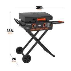 Blackstone Adventure Ready 2-Burner 22" Propane Omnivore Griddle with Flex-fold Legs
