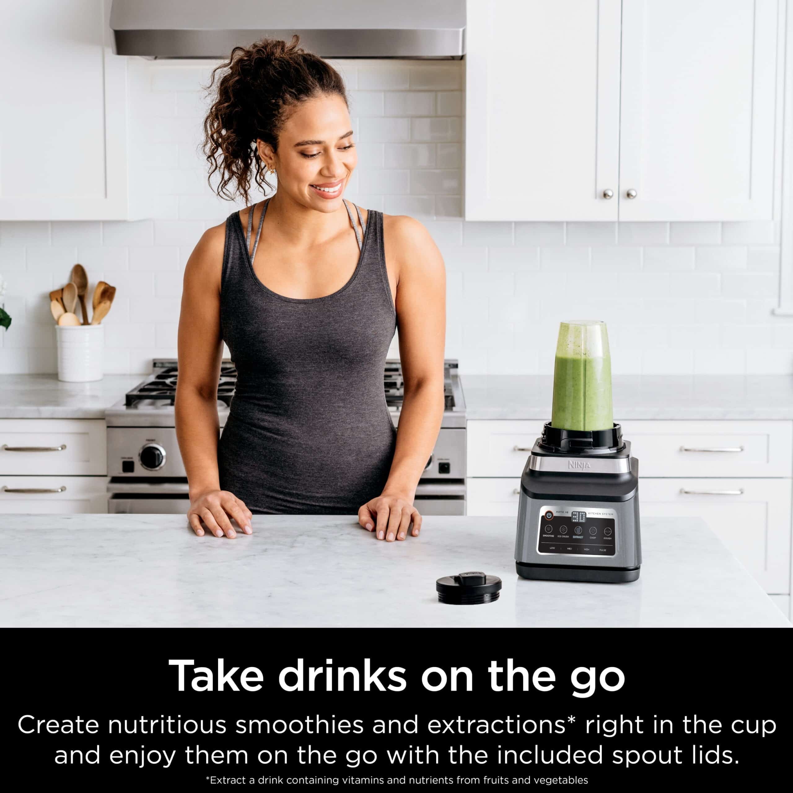 Ninja BN800 Professional Plus Kitchen System with Auto-iQ and 72 oz.* Total Crushing Blender Pitcher