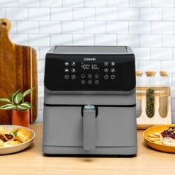 COSORI Pro II 5.8-Quart Smart Air Fryer, 12-in-1, Voice Control, Light Gray