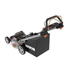 WORX Nitro Power Share 40-volt 21-in Cordless Self-propelled Lawn Mower 5 Ah (2-Batteries and Charger Included)