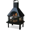 Endless Summer 20.08-in W Black Steel Wood-Burning Fire Pit
