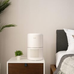 LEVOIT Core300-P Air Purifier for Home Allergies Pets Hair in Bedroom, Covers Up to 1095 ft² by 45W High Torque Motor, White