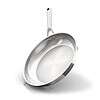 Ninja C90030 Everclad Commercial-Grade Stainless Steel 12" Fry Pan, Tri-Ply Pans, Oven Safe to 600°F, PTFE Safe, Stainless