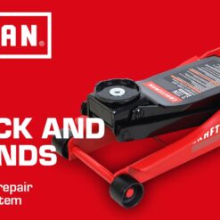 CRAFTSMAN Red 3-Ton Steel Hydraulic Jack Kit
