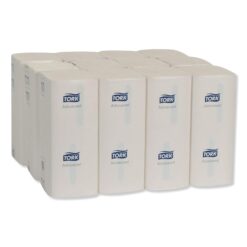 Tork 105065 PeakServe Continuous Hand Towel, 7.91 x 8.85, White, 410 Wipes/Pack, 12 Packs/Carton