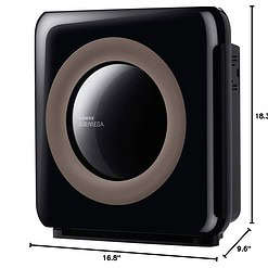 Coway Airmega AP-1512HHS App-Enabled Smart Technology, Compatible with Amazon Alexa True HEPA Air Purifier, Black/Bronze