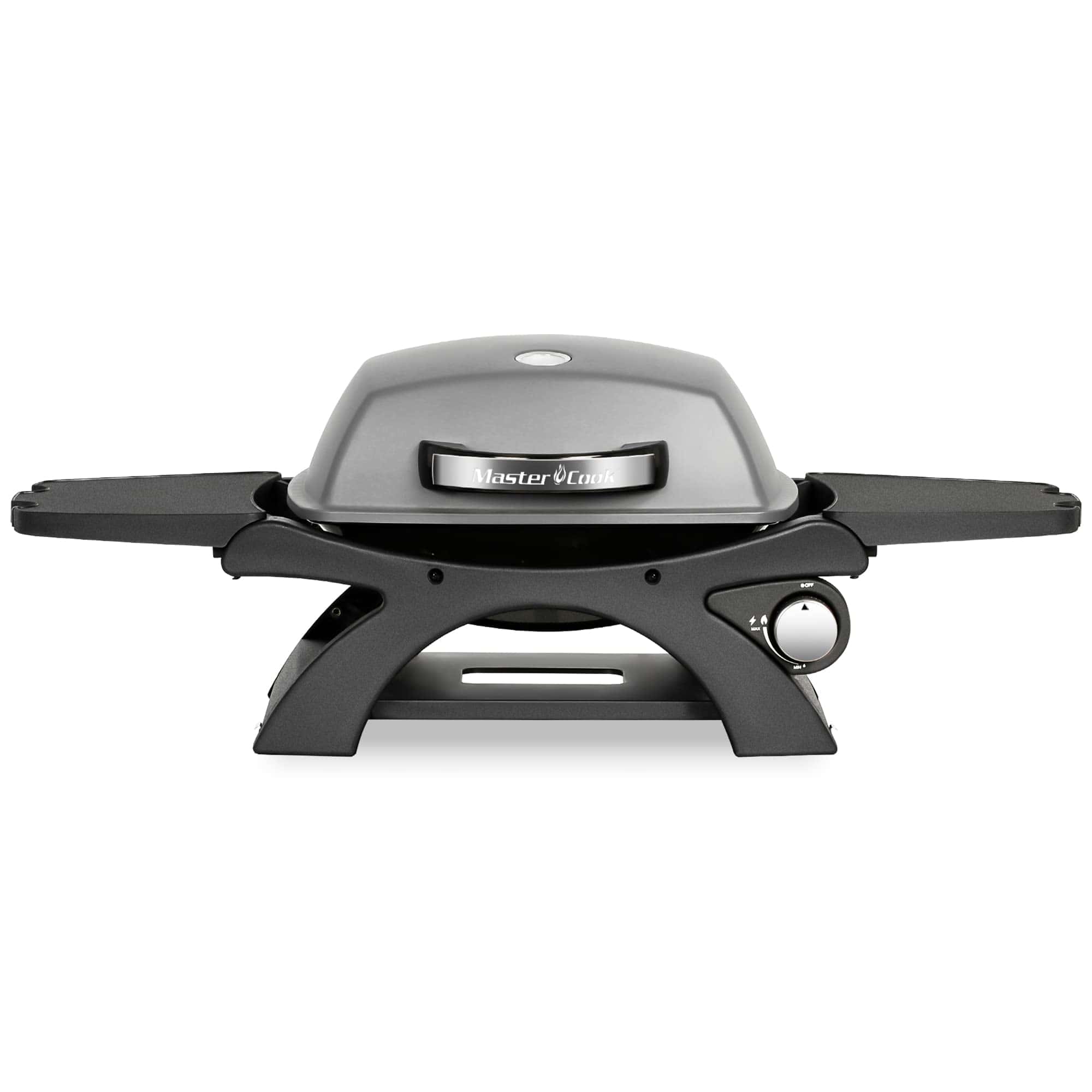 MASTER COOK Tabletop Gas Grill, 11500 BTU Portable Propane Grill Outdoor with Removable Side Shelves for BBQ Camping Patio Backyard