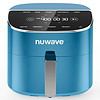 Nuwave Brio Plus 8 Qt Air Fryer, PFAS Free, New & Improved, Digital Touch Screen, Cozy Blue