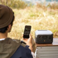 EF ECOFLOW Portable Power Station RIVER 2, 256Wh LiFePO4 Battery/ 1 Hour Fast Charging, 2 Up to 600W AC Outlets