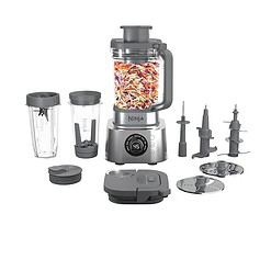 Ninja SS401 Blender and Food Processor Combo, Foodi Power Blenders For-Kitchen and Personal Size, Smoothie Maker, Silver