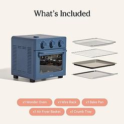 Our Place Wonder Oven, 6-in-1 Air Fryer & Toaster Oven with Steam Infusion, Blue Salt