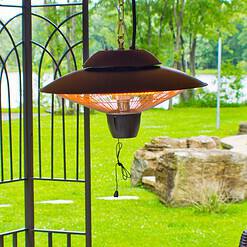 EnerG+ 5100-BTU 110-Volt Brown Aluminum Electric Patio Heater