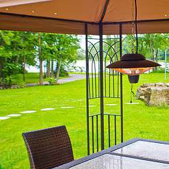 EnerG+ 5100-BTU 110-Volt Brown Aluminum Electric Patio Heater