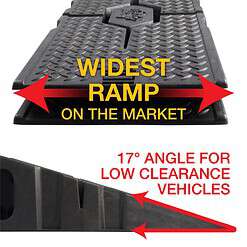 Hopkins 1.08-ft x 3-ft 16000-lb Capacity Arched Loading Ramp