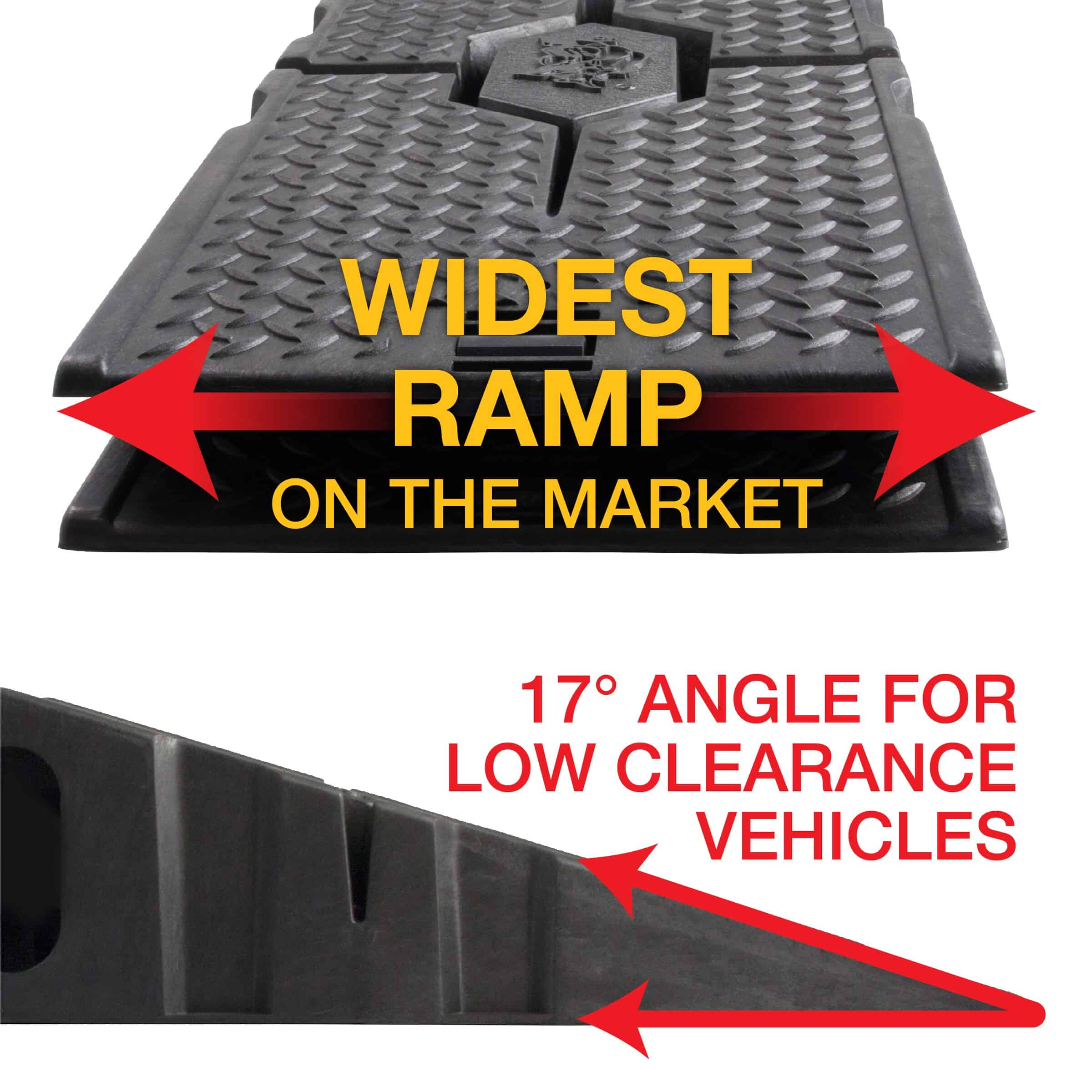 Hopkins 1.08-ft x 3-ft 16000-lb Capacity Arched Loading Ramp