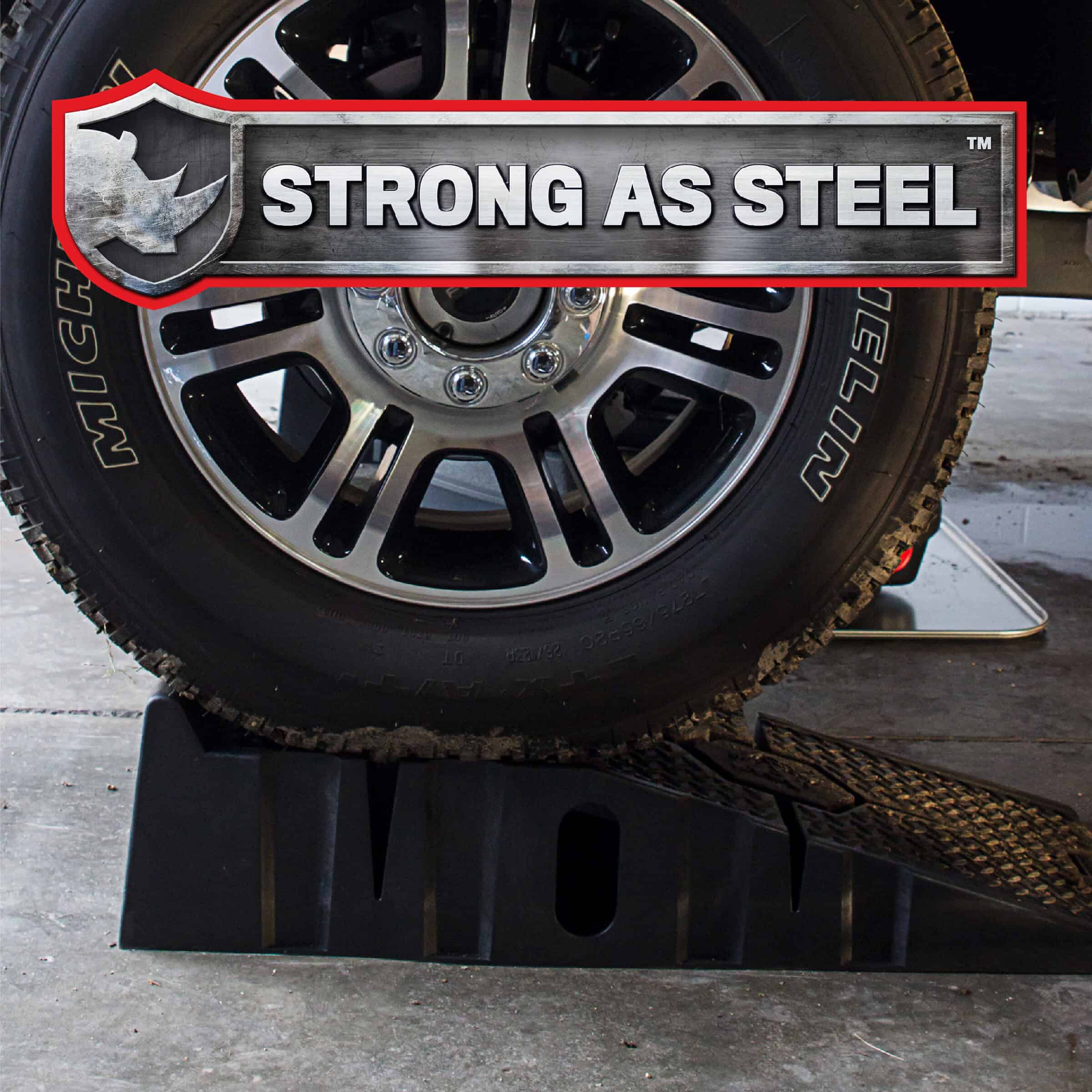 Hopkins 1.08-ft x 3-ft 16000-lb Capacity Arched Loading Ramp