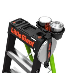 Little Giant Ladders A-Force 6-ft Fiberglass Type 1- 250-lb Load Capacity Step Ladder