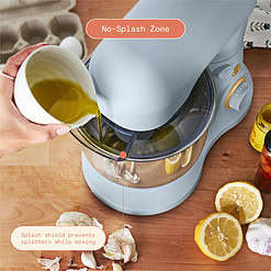 Beautiful 3.5 Qt Stand Mixer, Lightweight & Powerful with Tilt-Head, Cornflower Blue by Drew Barrymore