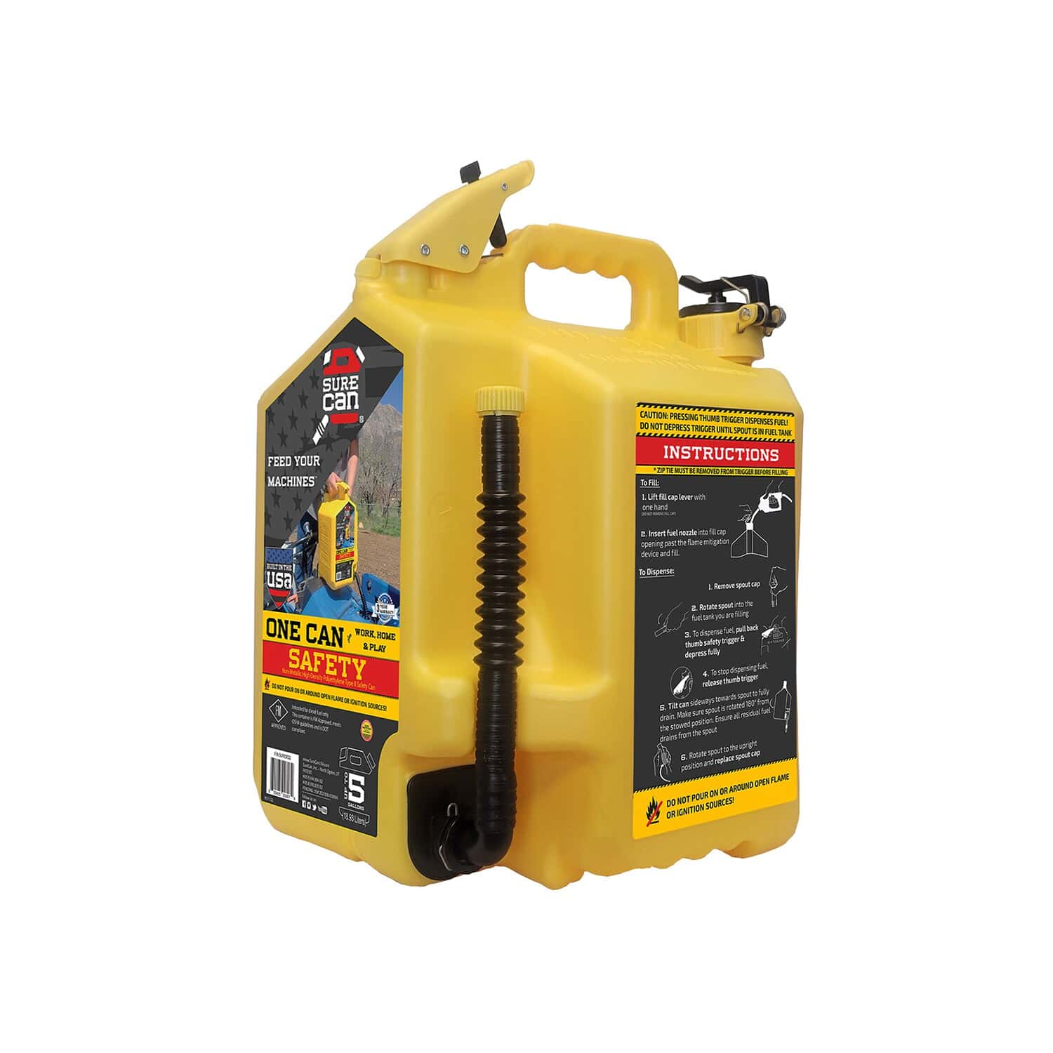 SureCan 5 Gallon Type II Safety Diesel Can