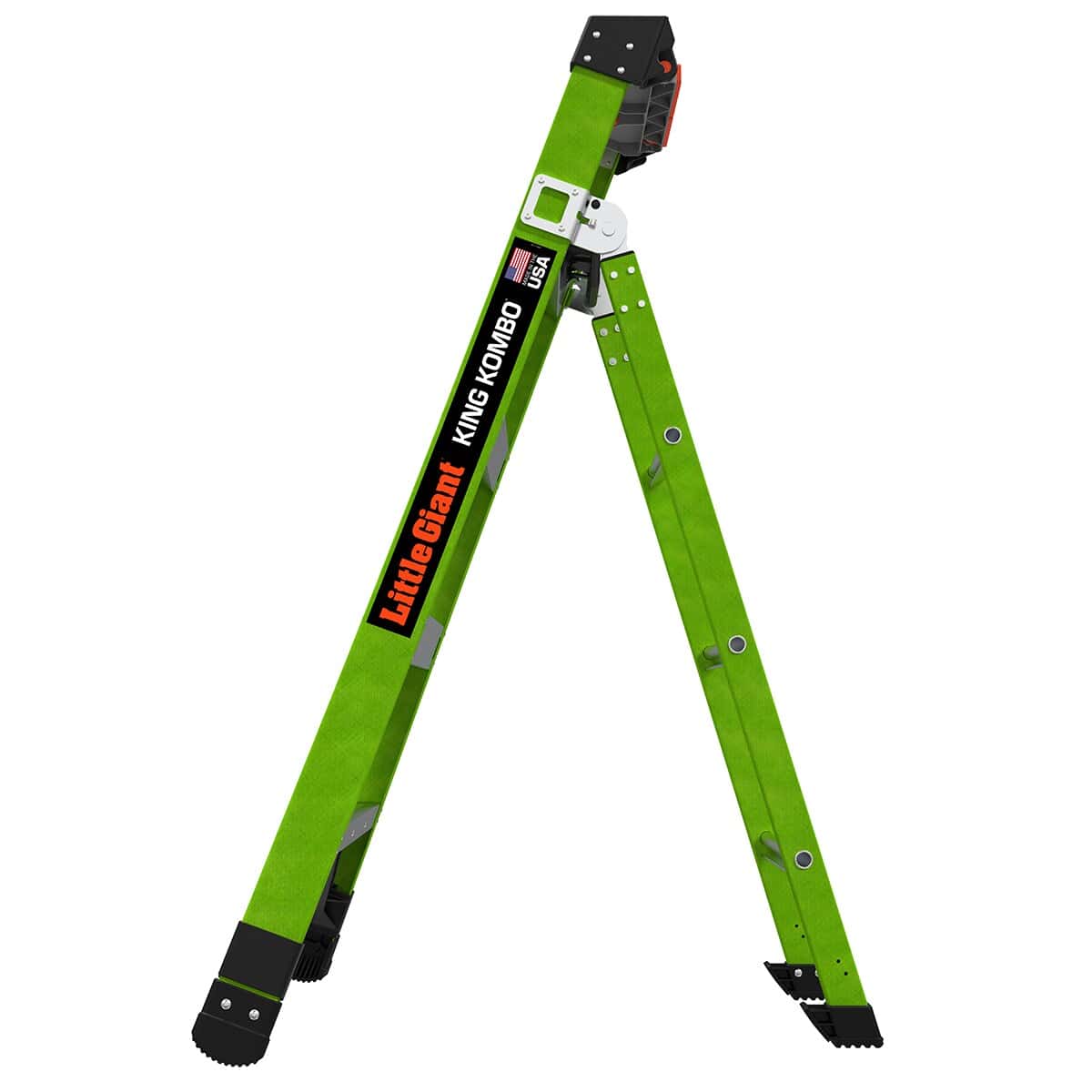 Little Giant Ladders King Kombo 2 5-ft Fiberglass Type 1aa- 375-lb Load Capacity Step Ladder