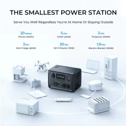 BLUETTI 268Wh 600-Watt Portable Power Station