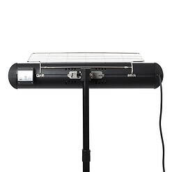 Sengoku 10000-BTU 120-Volt Black Steel Electric Patio Heater