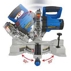 Alternative view of Kobalt Compact 7-1/4-in 10-Amp Single Bevel Sliding Compound Corded Miter Saw