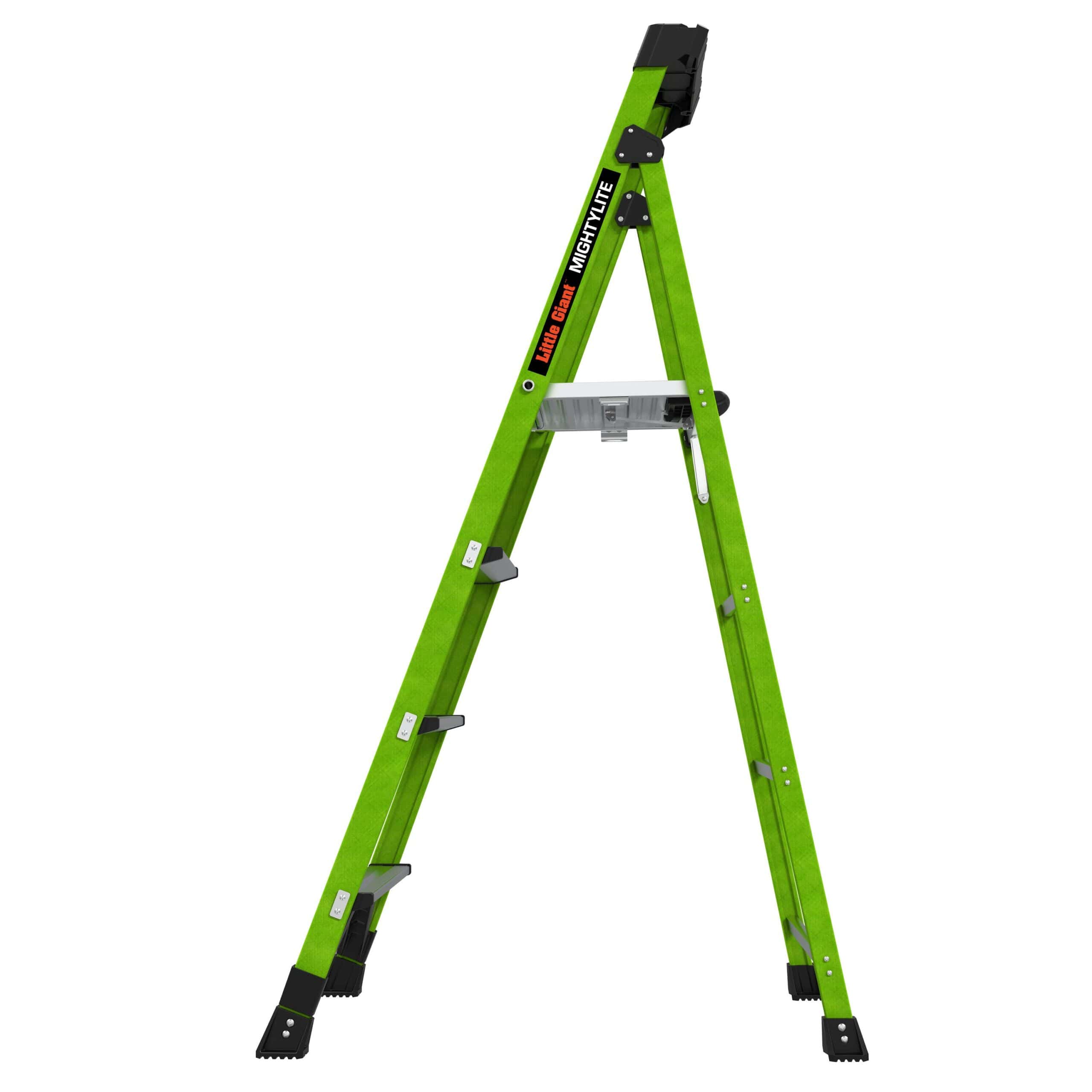 Little Giant Ladders MightyLite 2 6-ft Fiberglass Type 1a- 300-lb Load Capacity Step Ladder
