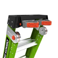 Little Giant Ladders King Kombo 2 4-ft Fiberglass Type 1aa- 375-lb Load Capacity Step Ladder