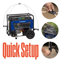 Westinghouse WGenTent Waterproof In Use Tent Fits Most Westinghouse Portable Generators- Generator Cover
