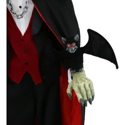 Haunted Hill Farm 5.5-ft Freestanding Motion Activated Talking Lighted Vampire Animatronic