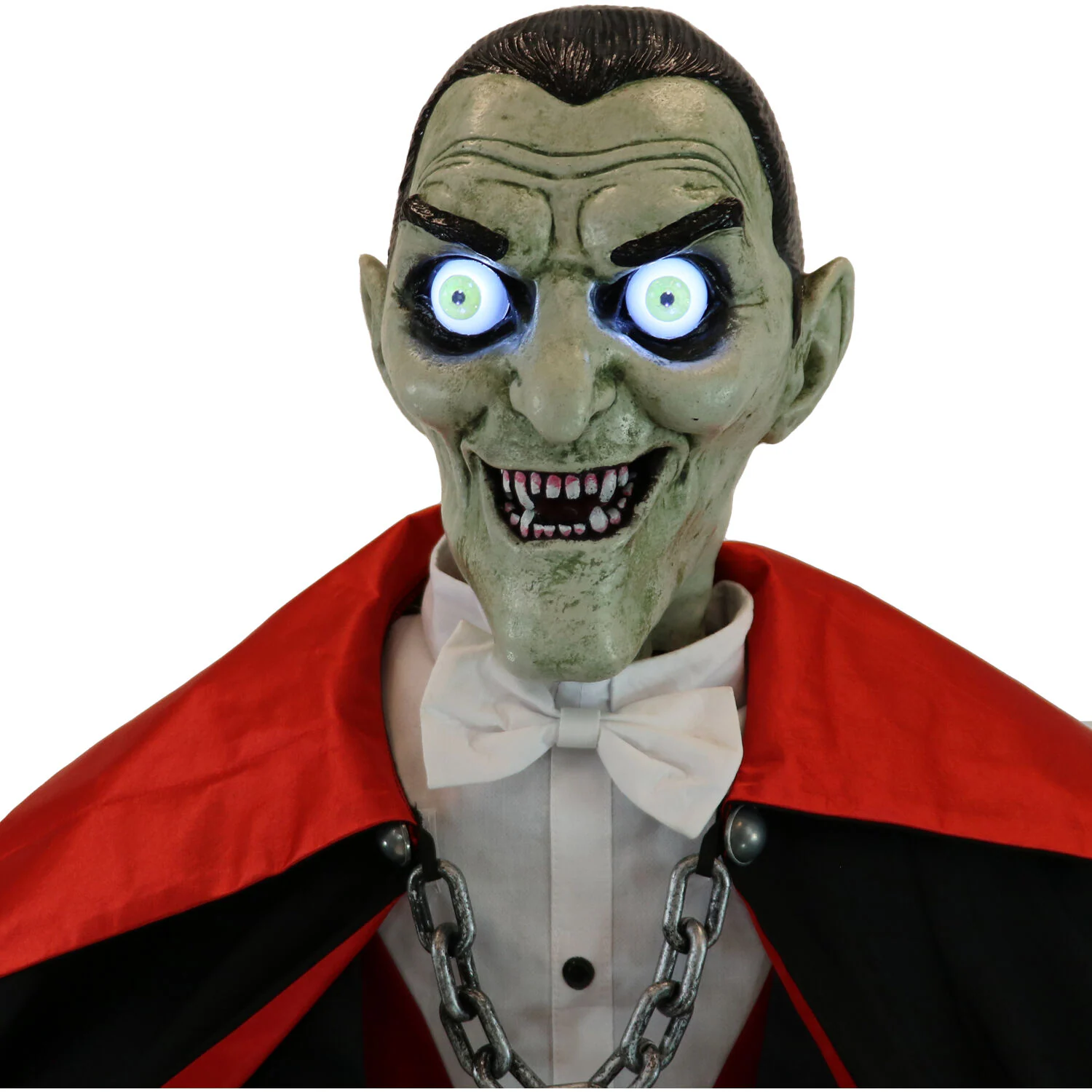 Haunted Hill Farm 5.5-ft Freestanding Motion Activated Talking Lighted Vampire Animatronic