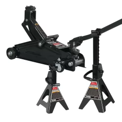 Torin Black 2-Ton Steel Manual Hydraulic Floor Jack