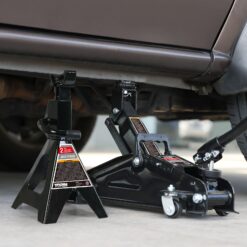 Torin Black 2-Ton Steel Manual Hydraulic Floor Jack