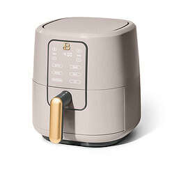 Beautiful 3 Qt Air Fryer with TurboCrisp Technology, Porcini Taupe by Drew Barrymore