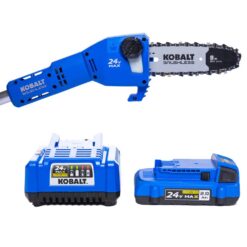 Kobalt 24-volt 8-in 2 Ah Pole Saw (Battery and Charger Included)
