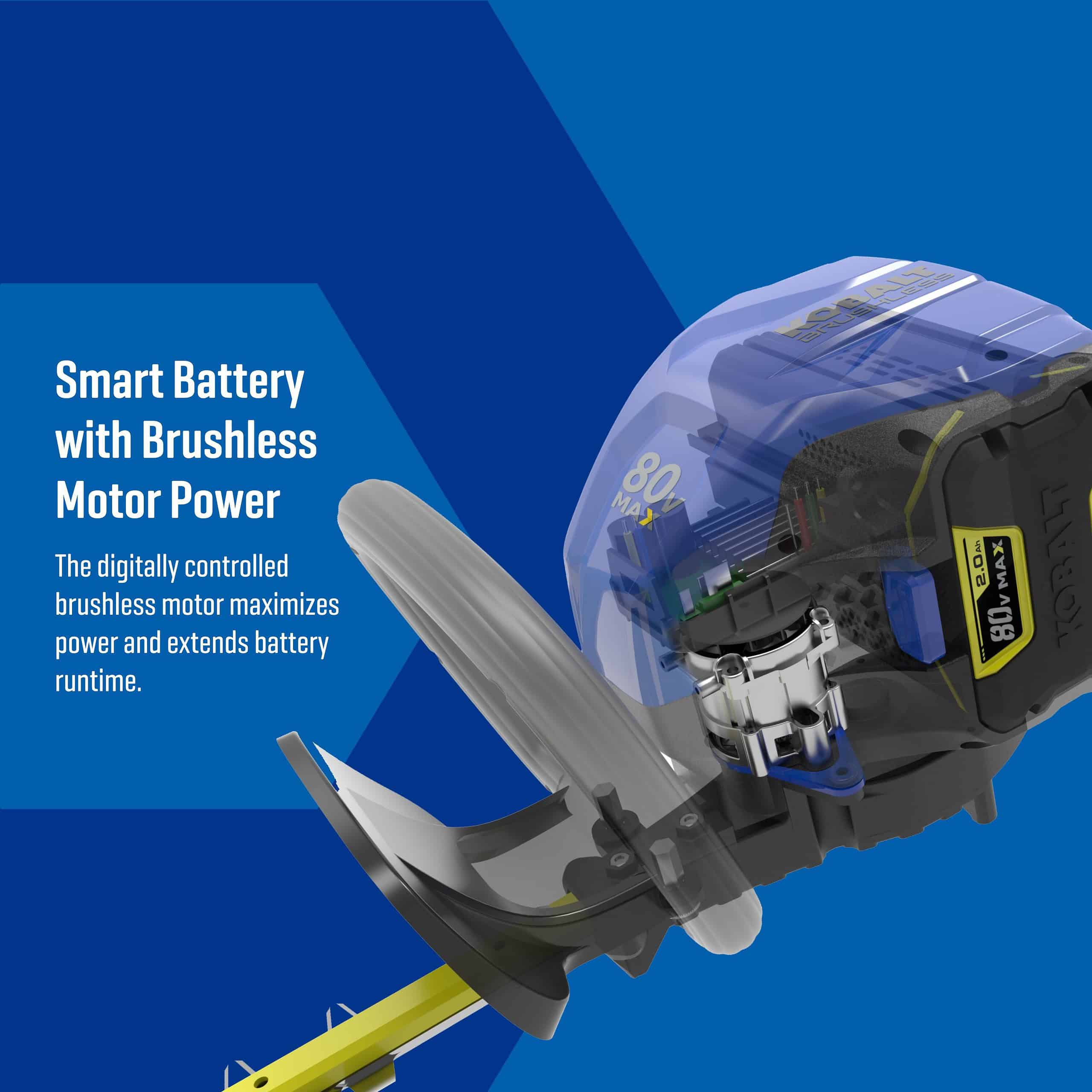 Kobalt 80-volt 26-in Battery Hedge Trimmer 2 Ah (Battery and Charger Included) - Image 4
