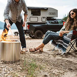Solo Stove 15-in W Stainless Steel Wood-Burning Fire Pit