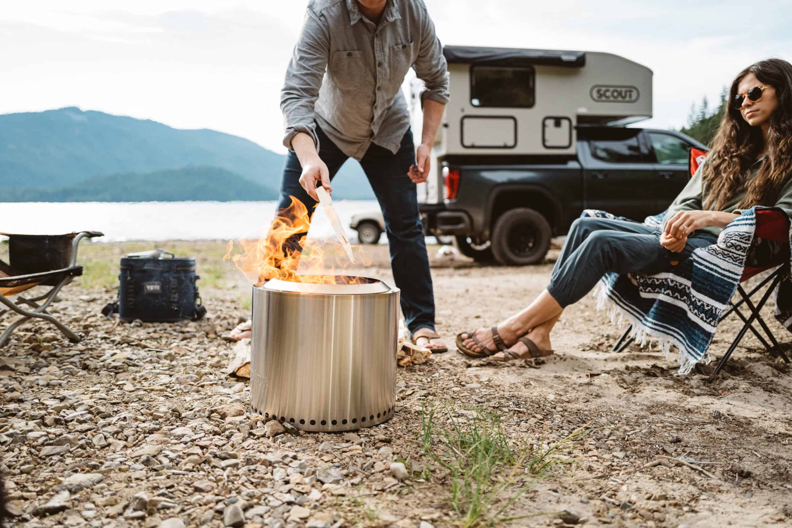 Solo Stove 15-in W Stainless Steel Wood-Burning Fire Pit