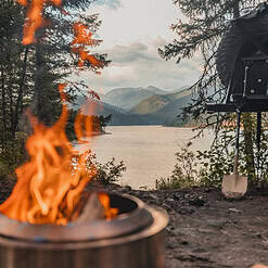 Solo Stove 15-in W Stainless Steel Wood-Burning Fire Pit