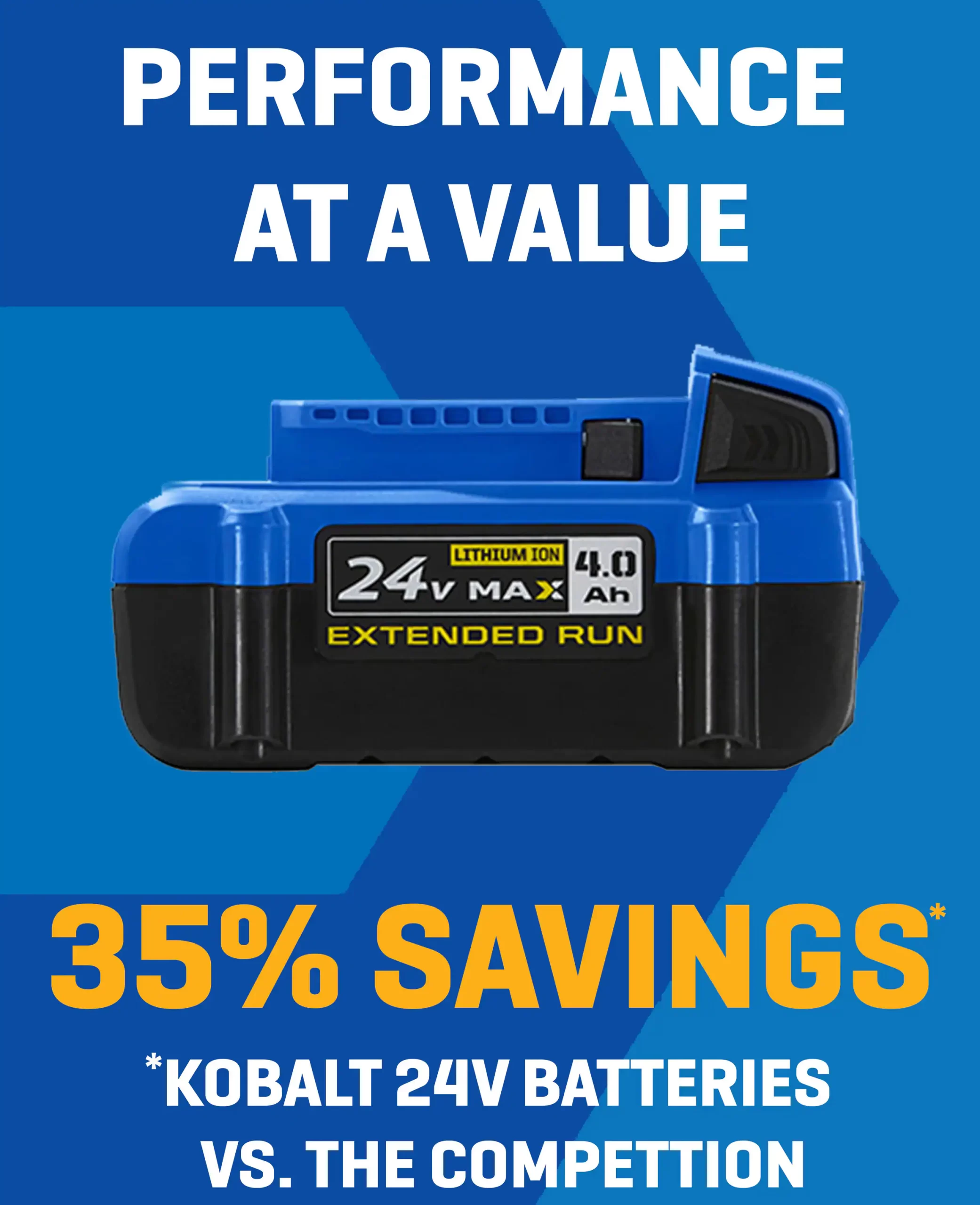 Kobalt Ultimate Output 24-V Lithium Battery (4 Ah)