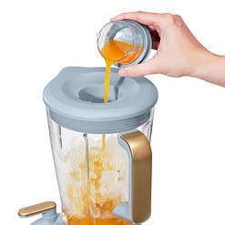 Beautiful Slush Crush 60 oz 4-Speed Frozen Drink Maker, Cornflower Blue by Drew Barrymore