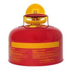 Eagle Red 2.5-Gallon Metal Gas Can with Self-Venting Spout, UL Safety Listed, Non-Sparking Flame Arrestor
