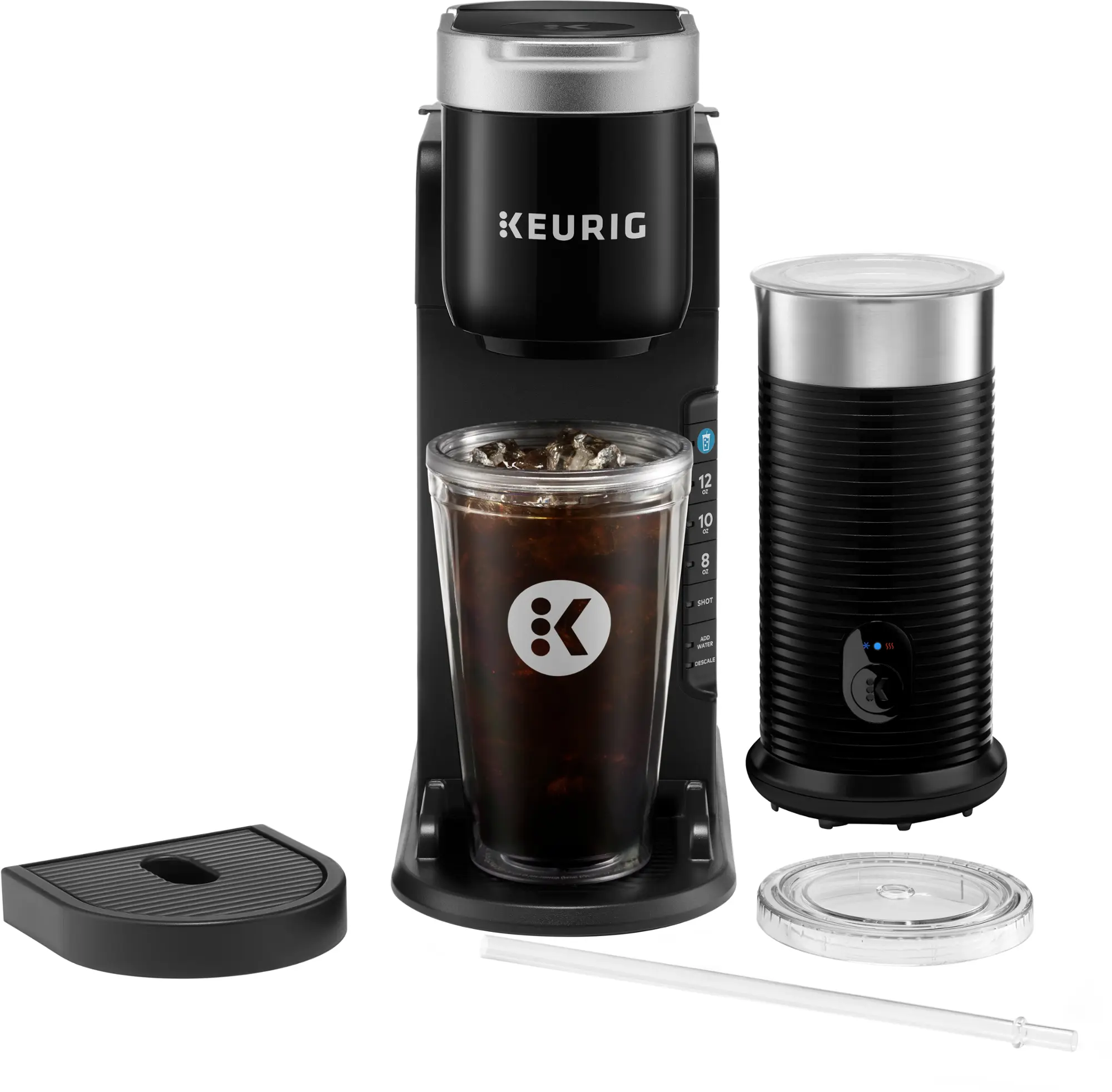 Keurig - K-Café Barista Bar Single Serve Coffee Maker and Frother - Black