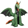 Haunted Living 9-ft LED Dragon with Flapping Wings Inflatable