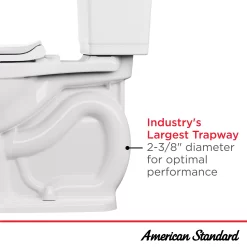 American Standard Champion White Elongated Chair Height 2-piece Soft Close Toilet 12-in Rough-In 1.6-GPF