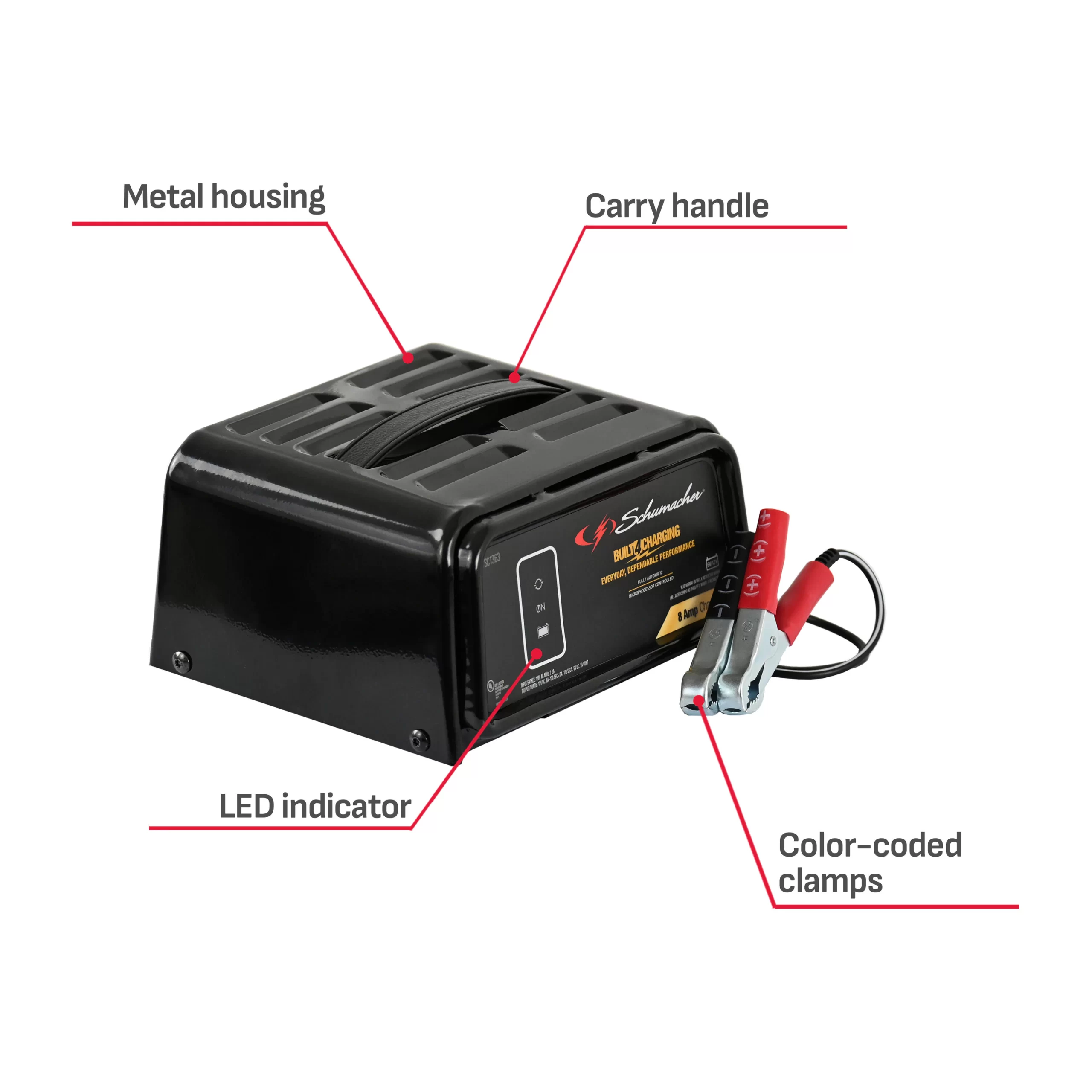Schumacher Electric 8-Amp 6/12-volt Car Battery Charger